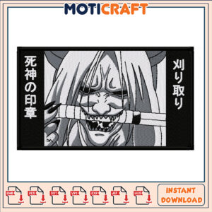 Chainsaw Man Power Embroidery Design