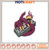 Burning Money Claws Embroidery Design 2 Burning Money Claws Embroidery Design