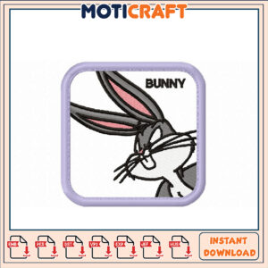 Bunny Embroidery Design Instant Download for Craft Lovers