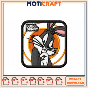 Bugs Bunny Embroidery Design Instant Download