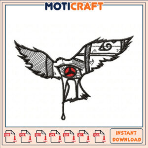 Bird Eye Embroidery Design Instant Download