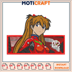 Asuka Embroidery Design Instant Download