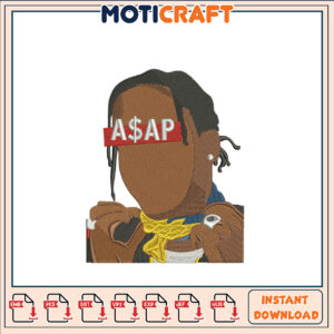 ASAP Rocky Embroidery Design