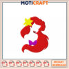 Ariel Embroidery Design Instant Download