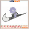 Anime Nike Swoosh Embroidery Design