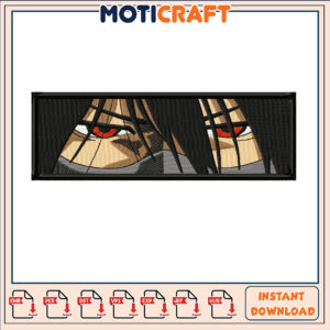 Anime Style Embroidery Design Instant Download for Fans