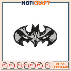 Batman Embroidery Design Instant Download Batman Embroidery Design Instant Download