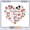 Valentine day png, mickey minnie png, happy valentine png
