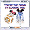 The Droid I'm Looking For png, mickey minnie png, valentine png