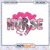 Nurse Valentine png, heart shape png, happy valentine png