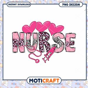 Nurse Valentine png, heart shape png, happy valentine png