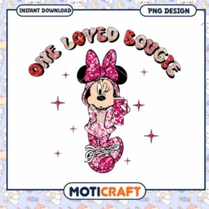 Minnie love bougie png, minnie mouse character png, valentine png