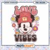 Mickey love vibes png, mickey mouse png, happy valentine png