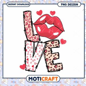 Leopard love Valentine png, font valentine png, valentine png