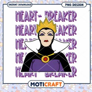Heart Breaker Evil Queen png, Evil Queen png, happy valentine png