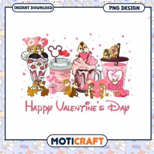 Happy valentine's day png, Chip and Dale png, valentine png