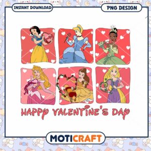 Happy valentine's day png, disney princess png, valentine png