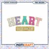 Glitter heart breaker png, font design png, happy valentine png 2 Glitter heart breaker png, font design png, happy valentine png