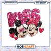 Mickey and minnie kiss png, disney valentine png, valentine png