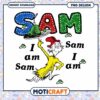 Sam I am character png, green eggs and ham png, Dr.Seuss png