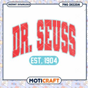 Dr.Seuss est 1904 logo png, logo design png, Dr.Seuss png