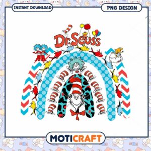 Dr.Seuss character rainbow png, Dr.Seuss characters png, cartoon png
