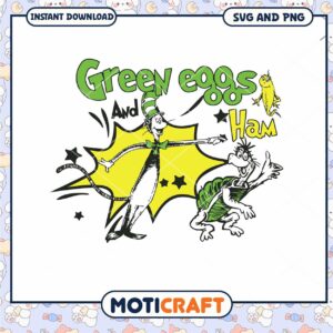 Green eggs and ham svg