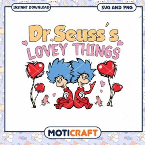 Dr.Seuss's lovey things svg
