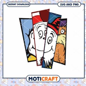 Dr.seuss characters svg