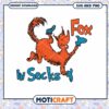 Dr.Seuss characters svg, Fox in socks svg, cast of Dr.Seuss svg