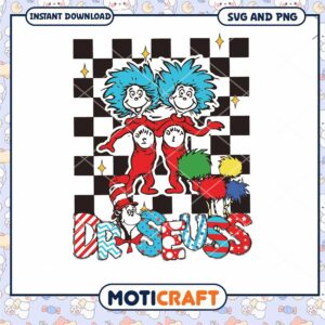 Dr.seuss character svg