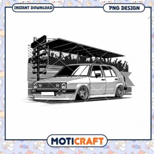 VW Golf GTI PNG Design Download