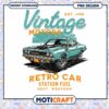 Vintage Motors Retro Car PNG Design