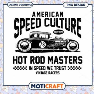 Vintage Hot Rod PNG Design Download