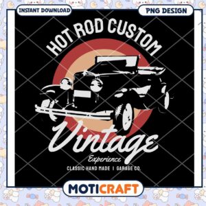 Vintage Hot Rod Custom PNG Design