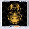 Vintage Diving Helmet PNG Design