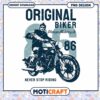 Vintage Biker PNG Design 86 Motorcycle