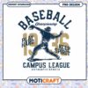 Vintage Baseball PNG Campus League Design