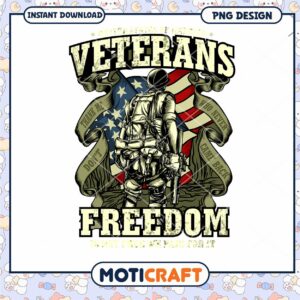 Veterans PNG Freedom Design
