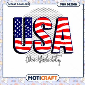 USA PNG Design New York City Flag