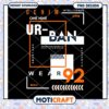 Urban Wear 92 PNG Design Instant Download