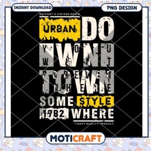Urban Town Style PNG Design 1982