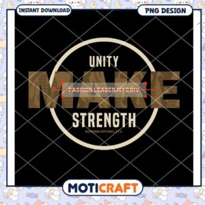 Unity Makes Strength Camo PNG Design