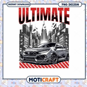 Ultimate City Car PNG Design