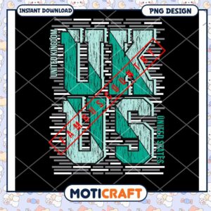 UK US Design PNG Sublimation Graphic