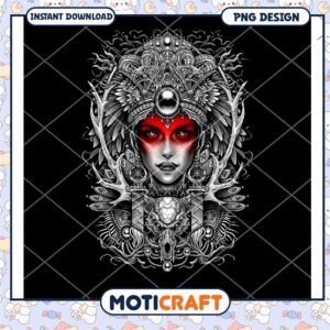 Tribal Goddess PNG Design