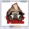 Toxic Gas Mask Hooded Figure PNG Design 2 Toxic Gas Mask Hooded Figure PNG Design