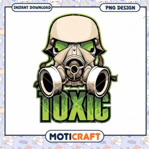 Toxic Gas Mask PNG Design