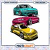 Three Nissan 240SX PNG Designs