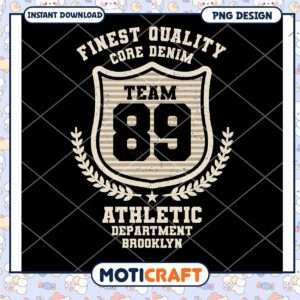 Team 89 Brooklyn Athletic PNG Design